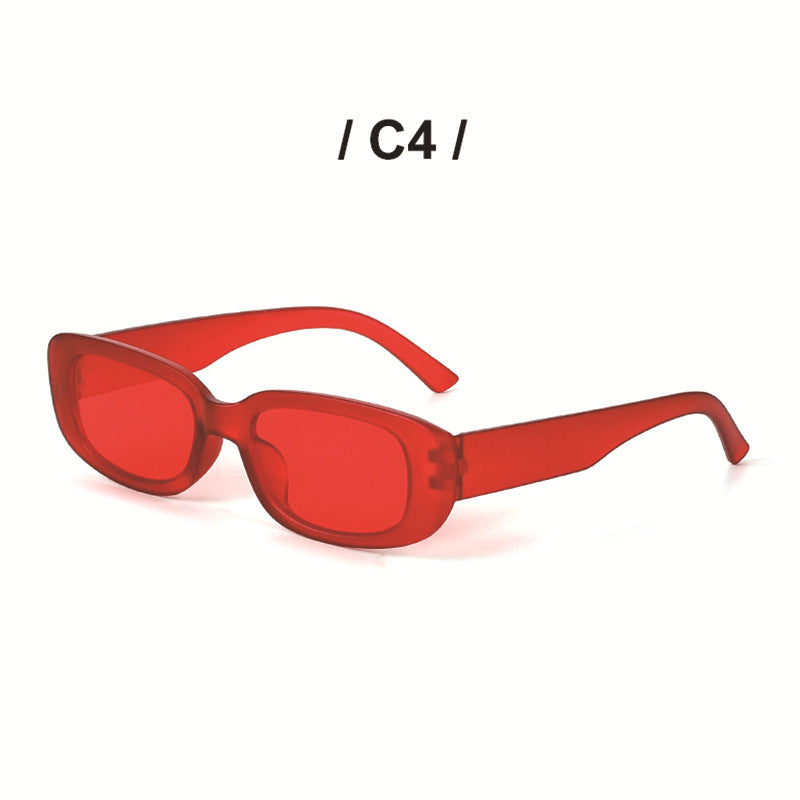Wholesale PC Ladies Retro Small Frame Square Color Changing Sunglasses